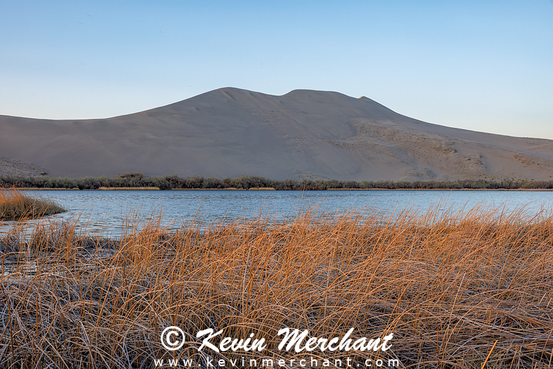 Sand dunes at sunrise