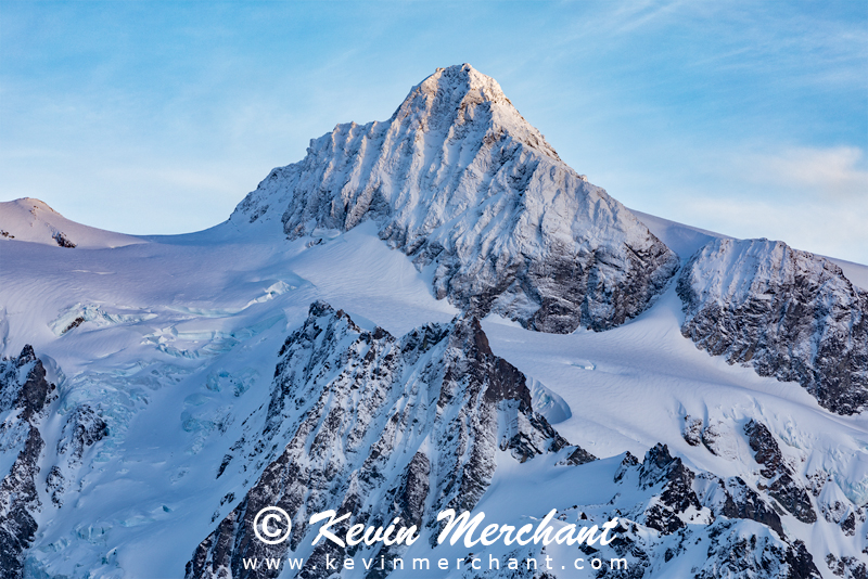 Mt. Shuksan in faint alpenglow light